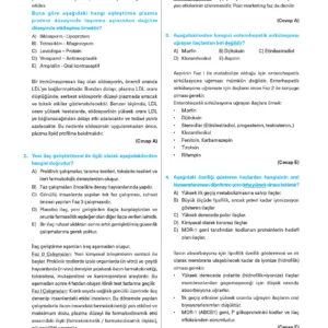 Infotus Farmakoloji Soru Bankası - 5